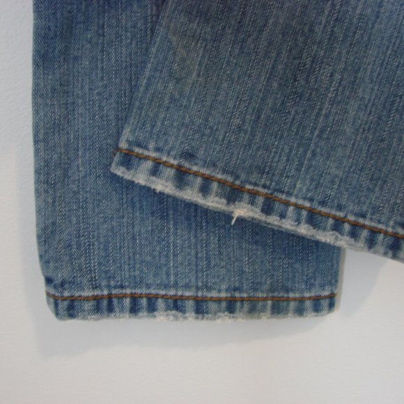 Aeropostale Jeans Bayla Skinny Straight Distressed Size 3 / 4 Tall 30" Inseam - Picture 14 of 15